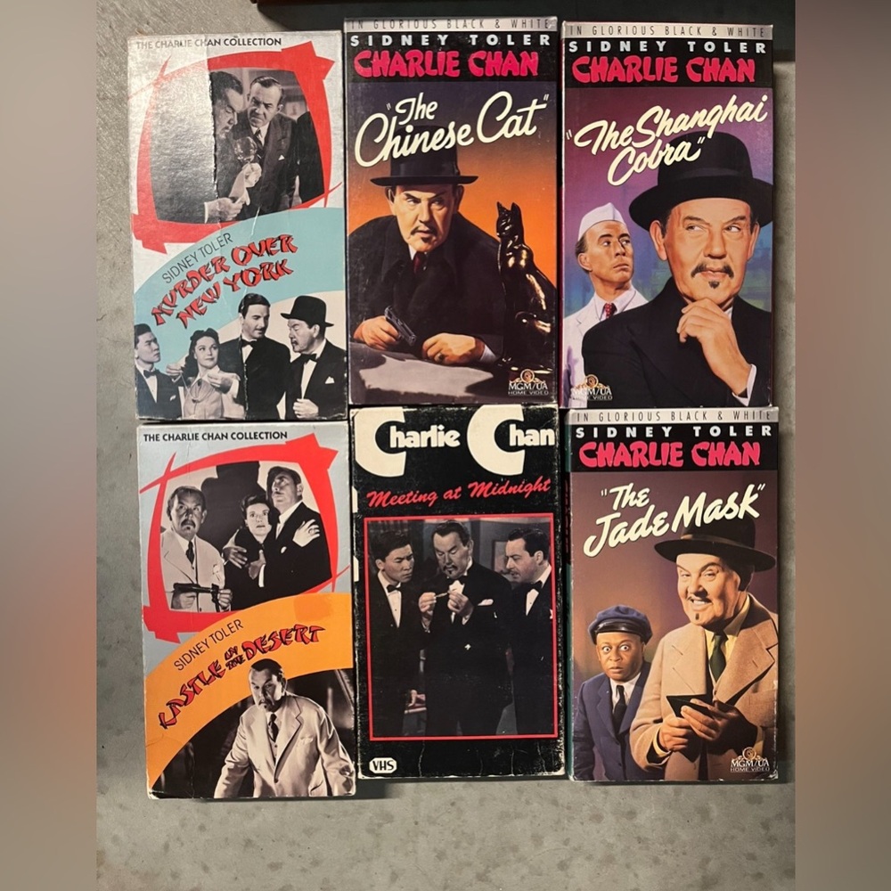 Charlie Chan Vhs tapes
